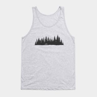 Cycling Pine Tree Forest Tank Top